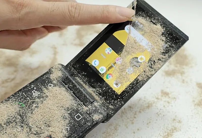 Caked in sand and still running — what IP68 is for