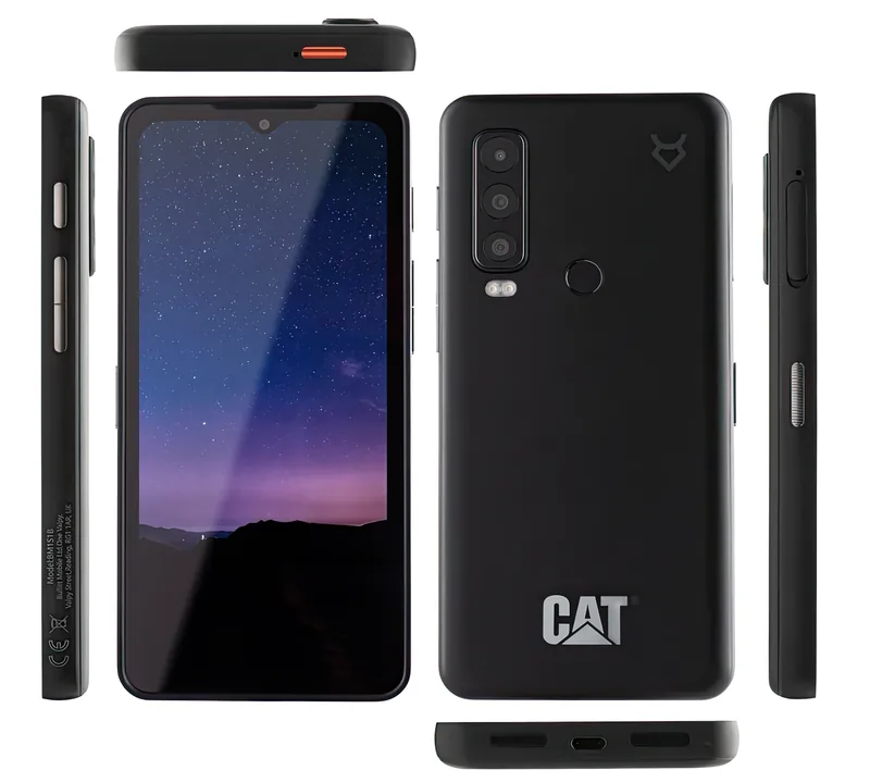 CAT S75 from every side: front, back, both edges, top and bottom