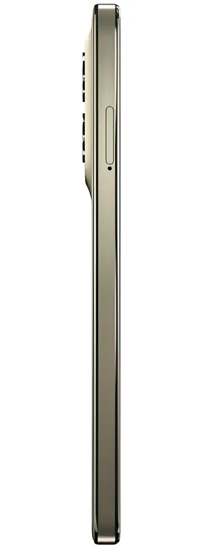 Seen edge-on — the volume and power keys and the slim profile