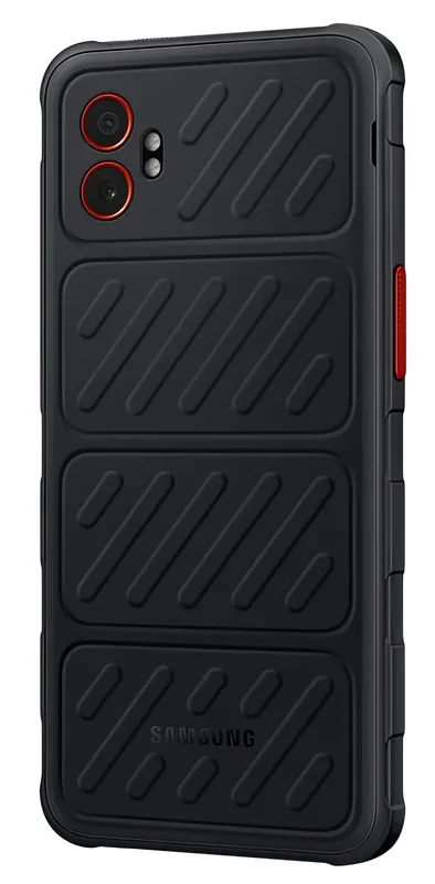 The back at an angle, showing the removable cover and the reinforced corners