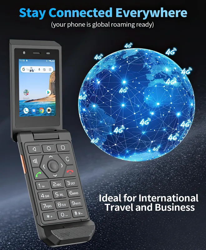 Manufacturer illustration of global 4G roaming support