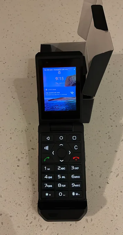 First boot, still sitting in the packaging